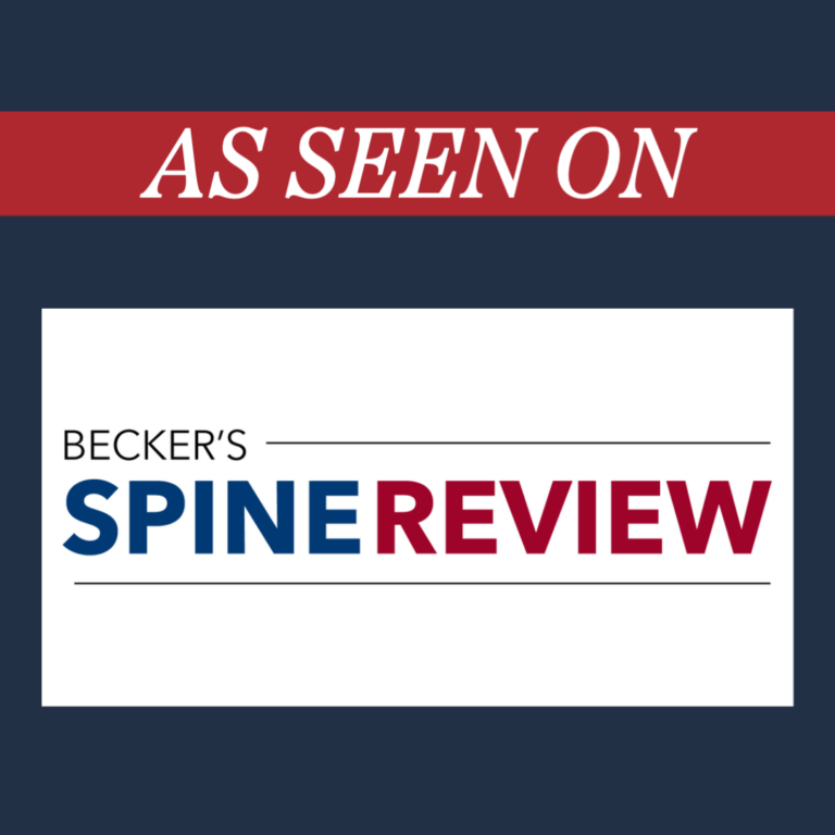 Becker’s Spine Review Interview: Dr. Haines on Mapping Regenerative Medicine Therapies’ Future in Spine Care