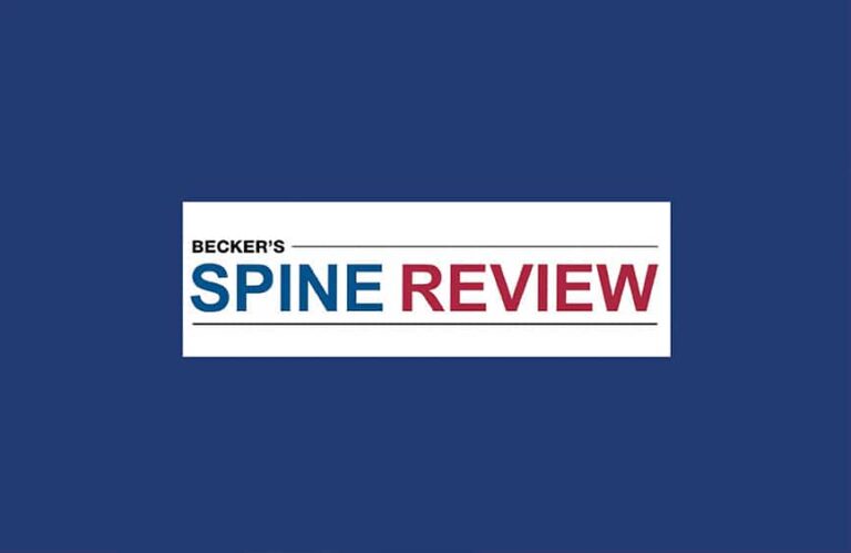 Becker's Spine Review graphic