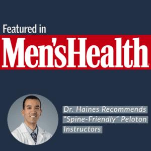 dr. haines, featured on mens health