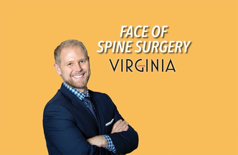 Dr. Good with a Face of Spine Surgery graphic