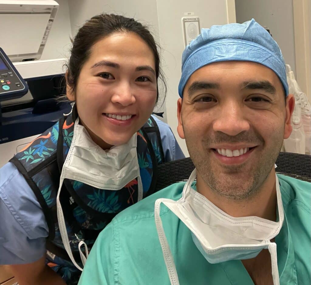 Surgeon and physician assistant