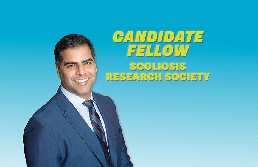 Candidate fellow for scoliosis research graphic