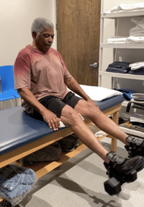 Jimmie Jones doing Blood Flow Restriction