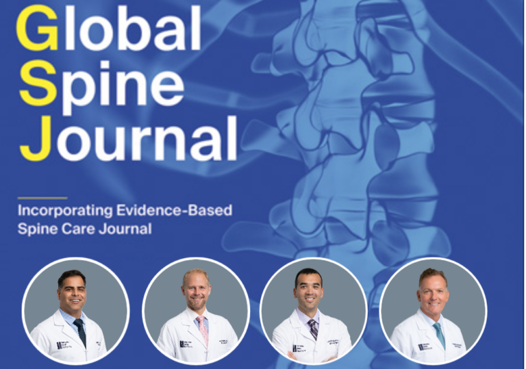 VSI Spine Journal Award graphic